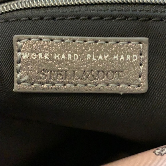 EUC Stella & Dot Work Hard Play Hard black bag - Picture 8 of 8